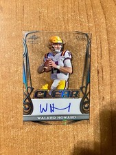 2023 Leaf Trinity Football - Walker Howard - Silver Clear XRC Auto #d 17/25