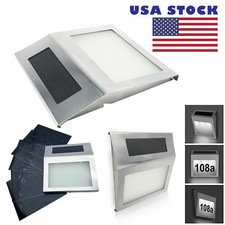 solar led number plate light