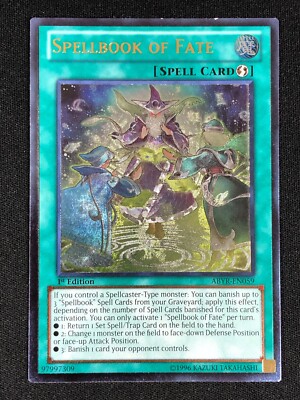 YUGIOH SPELLBOOK OF FATE ABYR-EN059 1ST ULTIMATE NM | eBay