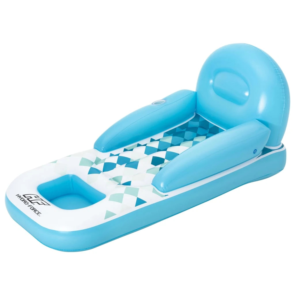 Bestway Tumbona Flotante Hydro Force Azul Colchoneta Hinchable Piscina Lago