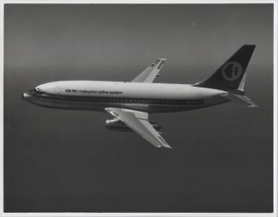 MAS MALAYSIA AIRLINE SYSTEM BOEING 737-200 ORIGINAL HERSTELLERFOTO P48466