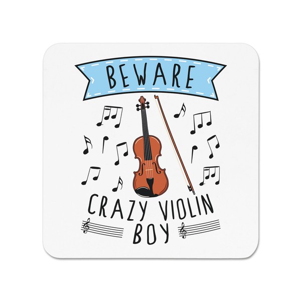 Beware VerrüCkte Violine Jungen KüHlschrankmagnet Musik Spass Sohn Geiger Lustig-image