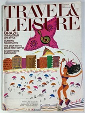 Travel & Leisure Magazine 1975 Brazil Kilimanjaro Guernsey Rare Ads GM Bermuda