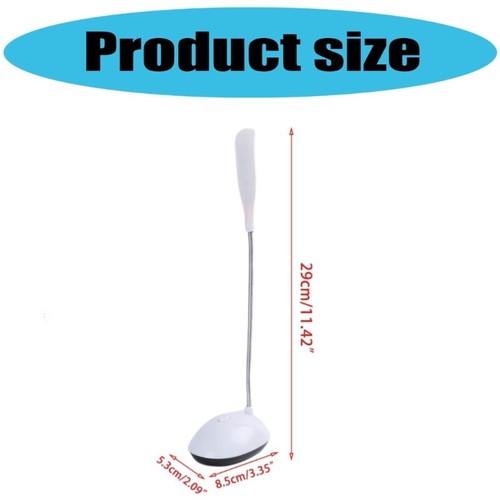 LED Desk Lamp Battery Powered Table Lamp Reading Lamp Eye Caring Desk Light - Picture 8 of 16