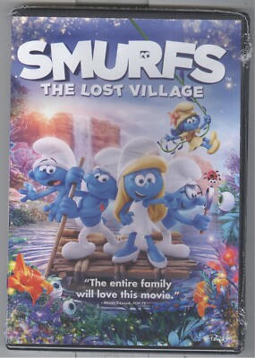 Smurfs The Lost Village (2017 NEW DVD) Demi Lovato Rainn Wilson Animation Comedy