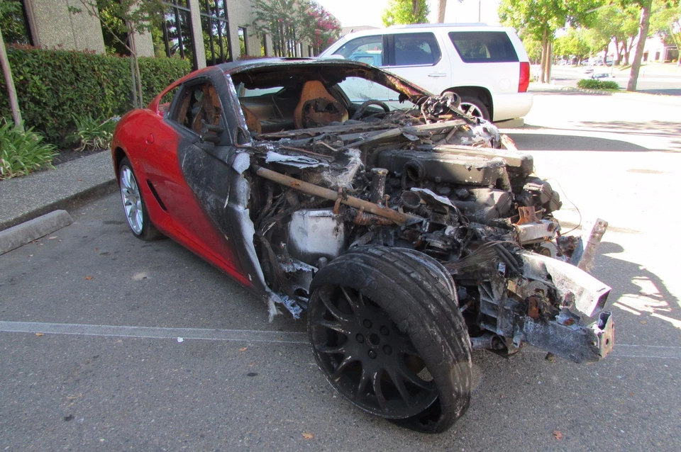 Ferrari 599 GTB, 612 Scaglietti, disco de freno trasero estándar, usado, P/N 198488 Foto 4 de 4