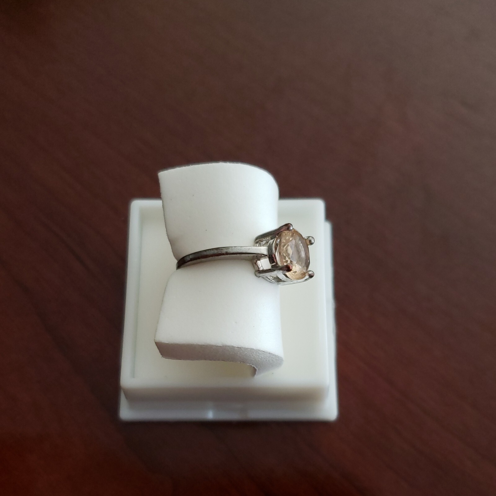 Sterling Silver  Solitaire Ring - image 4