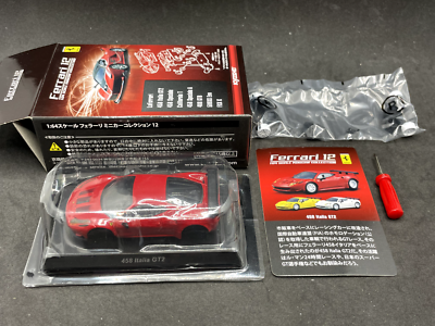 1/64 Kyosho Ferrari Collection 12 458 Italia GT2 red diecast model