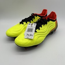 Adidas Men  s Copa Sense.1 FG Soccer Size 7.5 Black Yellow  GW3604 