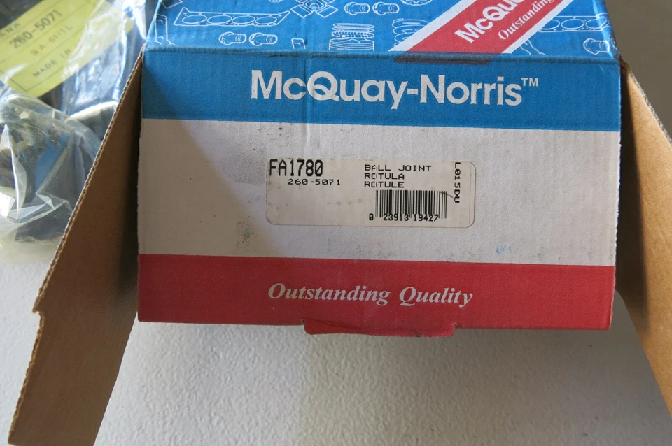 Brazo de control y rótula McQuay-Norris FA1780 para Honda Accord 1986-1989 Foto 2 de 2