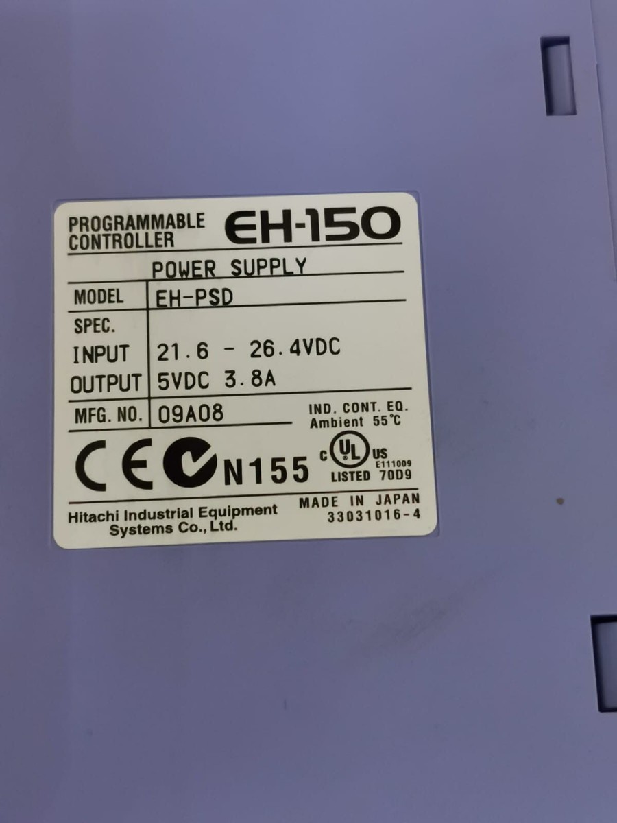 HITACHI EH-PSD EH-150 POWER SUPPLY PROGRAMMABLE CONTROLLER HITACHI EH-PSD EH-150 POWER SUPPLY PROGRAMMABLE CONTROLLER
