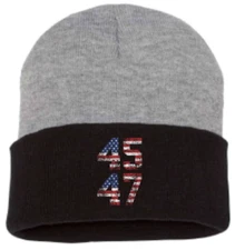 Trump Vance 2024 Take America 45 47 Never surrender MAGA Eagle Hat Cuffed Beanie