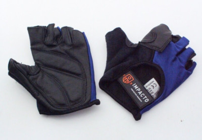 NEW / IMPACTO Gel Hand Protection ANTI-IMPACT Open Fingertip Work Gloves - XS