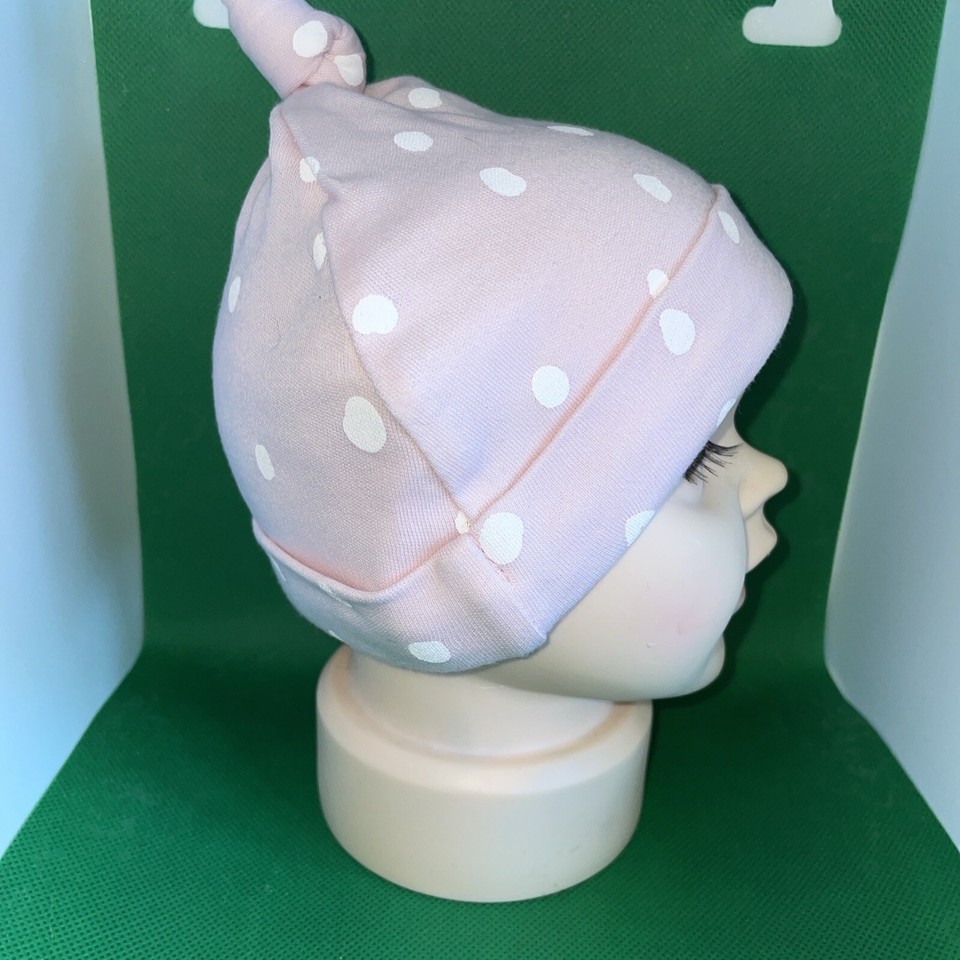 158 Primark Girl’s Pink Polka Dot Beanie Hat Size 03 Months eBay