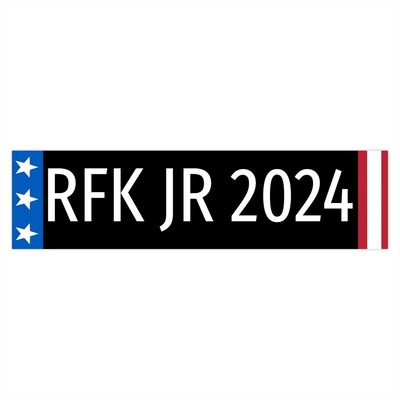 RFK Jr 2024 Bumper Sticker Monster Size 15 Inch Say It Like You Mean It Kennedy