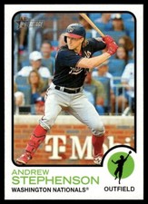 2022 Topps Heritage High Number Andrew Stephenson Washington Nationals #570