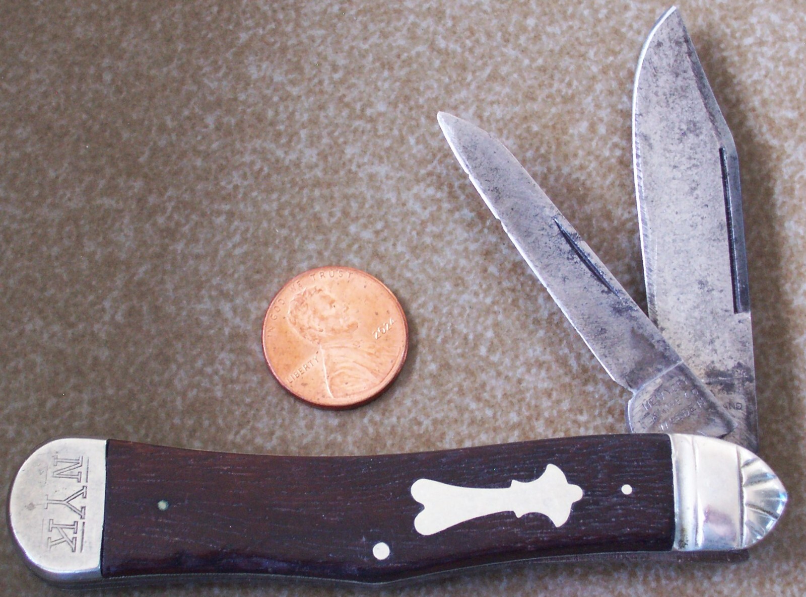 Vintage HAMMER BRAND NYK pocket knife NEW YORK KNIFE CO. WALDEN unusual