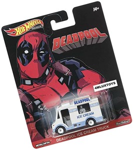 hot wheels deadpool ice cream truck