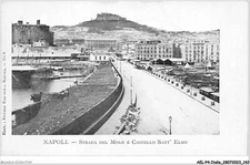 AELP4-ITALY-0339 - NAPLES - pier road and castle sant' elmo