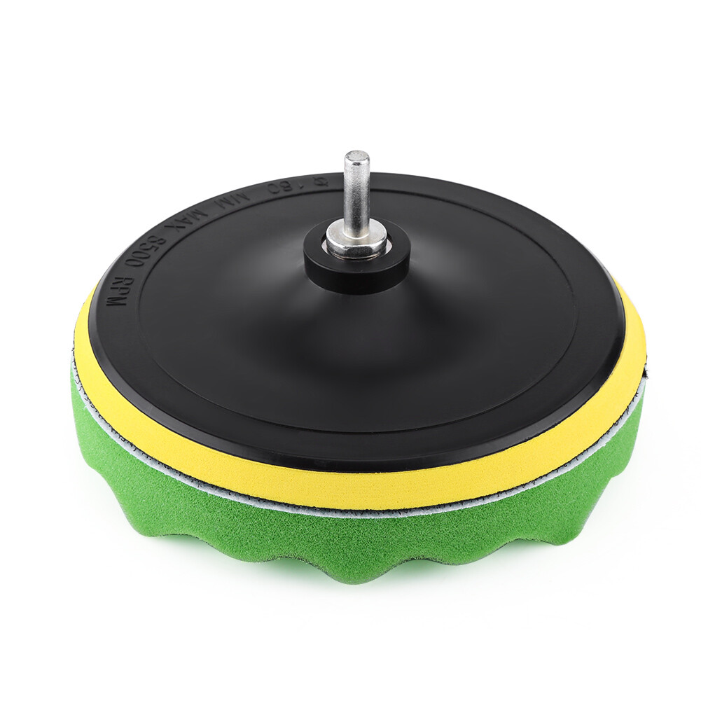 * 10Pcs 7 Polishing Buffing Waxing Pad Kit Tool For Car Polisher Buffer