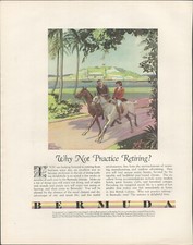 1931 BERMUDA AD - RETIRE in THIS BRITISH COLONY