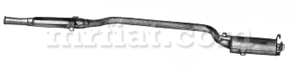 Maserati Quattroporte 4.9 ANSA Left Center Exhaust Muffler New