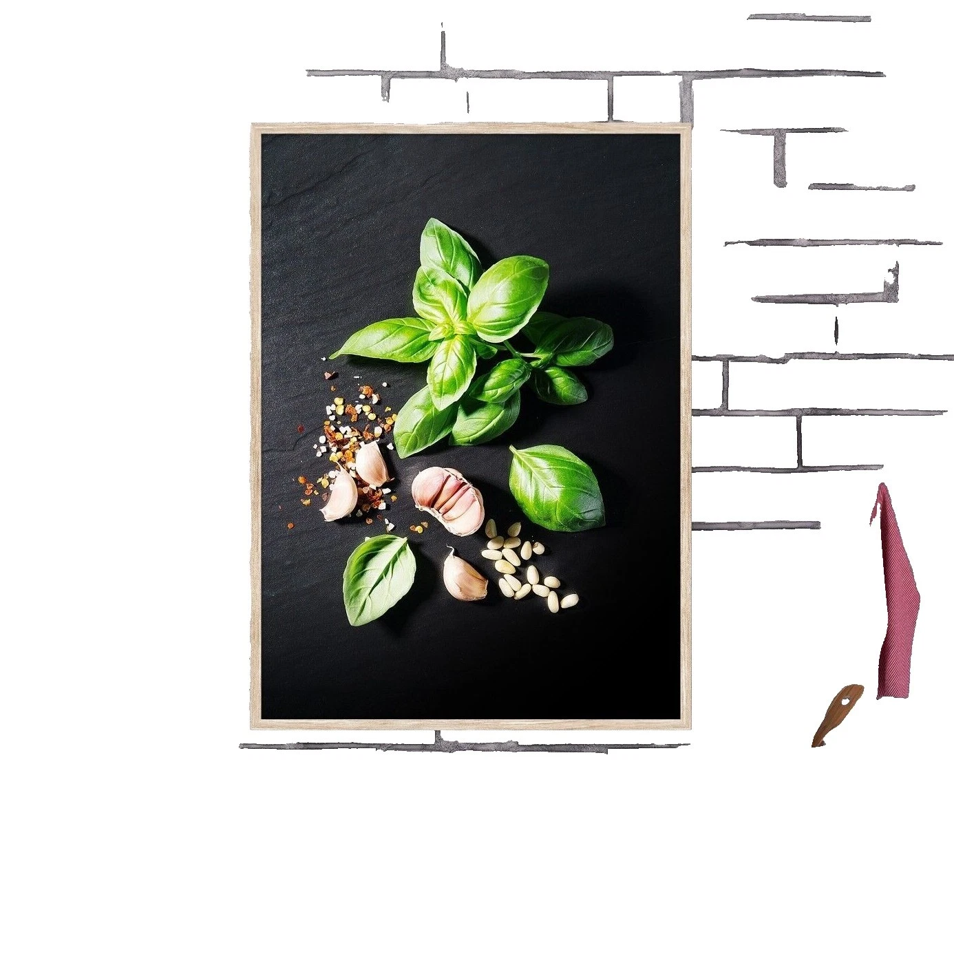 Cocina de ARTE POP afiches y grabados de decoración para el Hogar