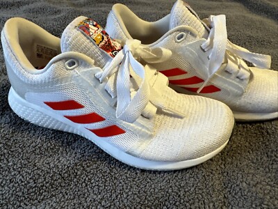 NIB Women’s Adidas Edge Lux Running Sneakers Shoes Red White FX9952  Size