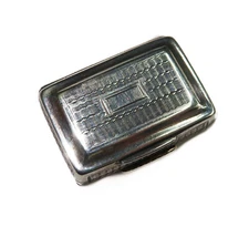 John Bettridge Birmingham English Sterling Silver Vinaigrette Box 1826