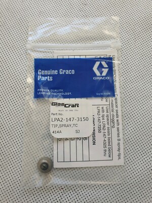 Glascraft Probler P2 Gun Parts - LPA2-147-3150 - Spray Tip | eBay