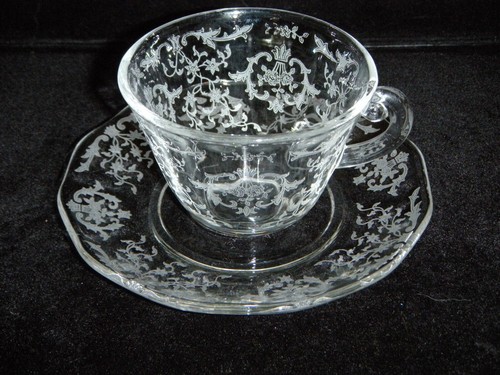 Vintage Fostoria "Navarre" Etched Clear Crystal Dinnerware & Serving Ware - Picture 25 of 81