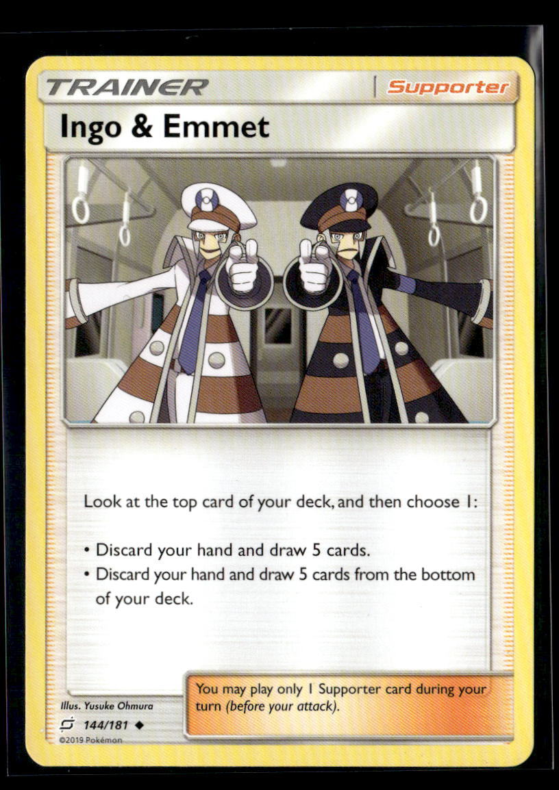 SM - Team Up #144/181 Ingo & Emmet Pokemon