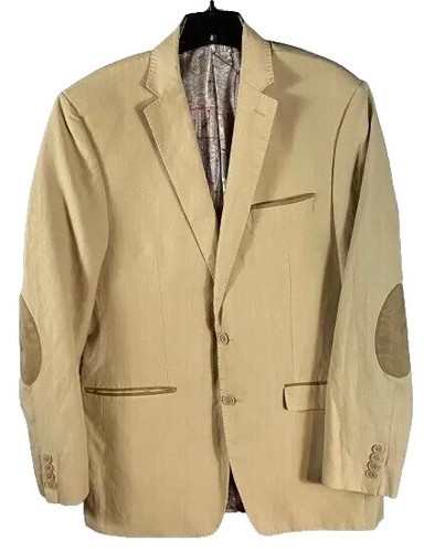 Veste Blazer Van Heusen Studio - Mélange Lin Ivoire - Taille S - Occasion Très Bon État