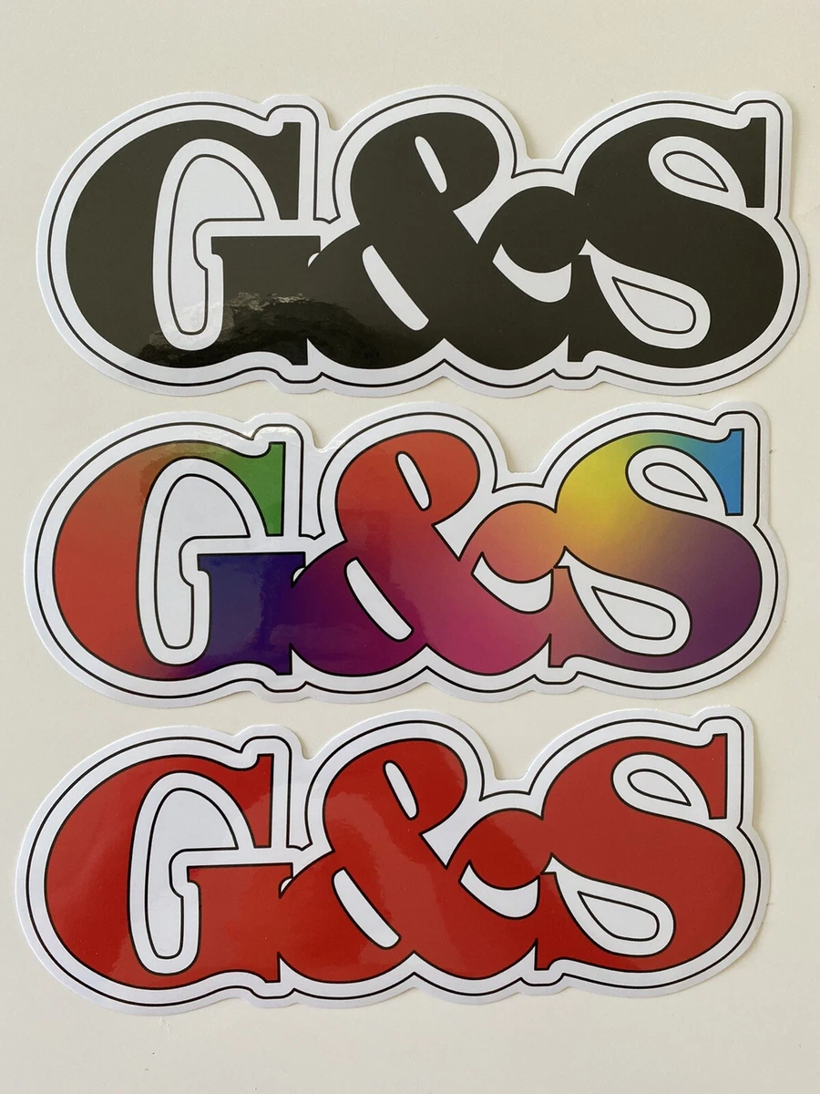 スケートボード G&S Vtg Skateboard Sticker Vintage G&S Gordon & Smith Skate Skateboard Sticker Decal, NEW NOS