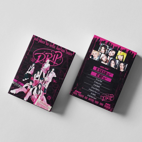55pcs Set BABYMONSTER DRIP Album Lomo Card Collective Lomocards RAMI AHYEON - Picture 13 of 13
