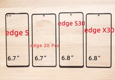 Front Glass Lens Outer Screen Cover With OCA For Motorola Edge S 20 Pro S30 X30