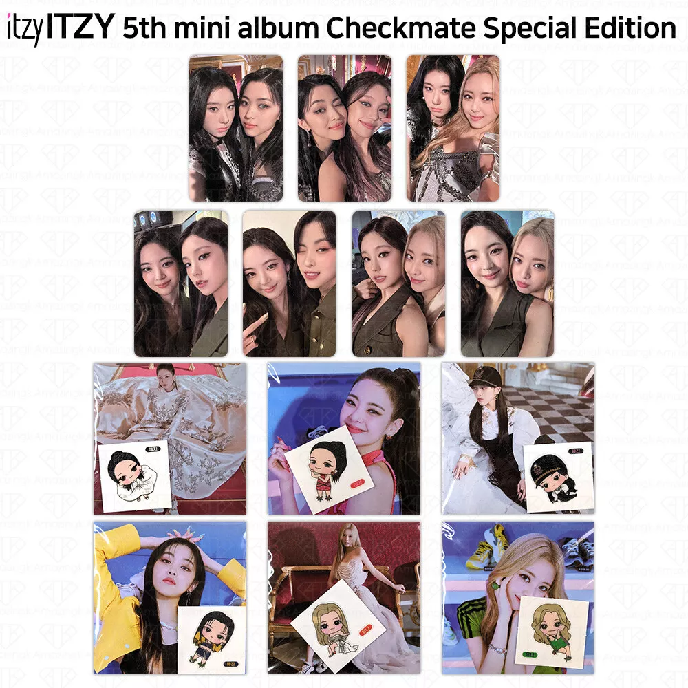 ITZY RYUJIN SIGNED 5TH MINI ALBUM 'CHECKMATE' OFFICIAL EVENT POSTCARD