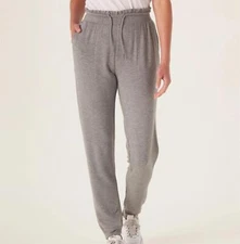 Authentic The Normal Brand Women's Malakos Knit Jogger Pants in Heathered Grey