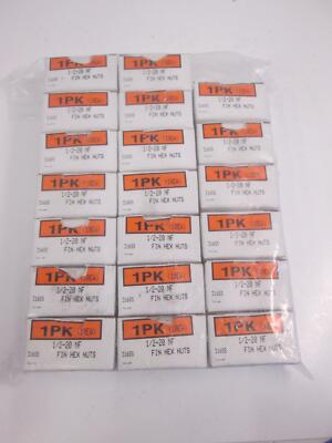 1/2-20 fine thread hex nuts McMaster 316SS, 1/2-20 NF, Lot of 100