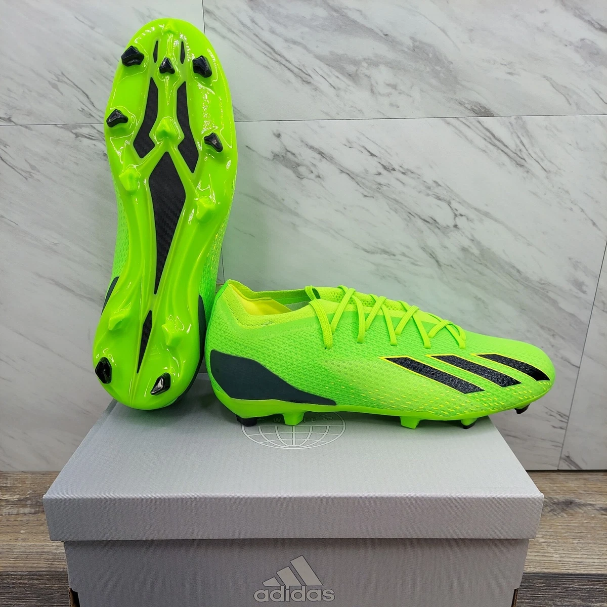 Green youth soccer cleats sale