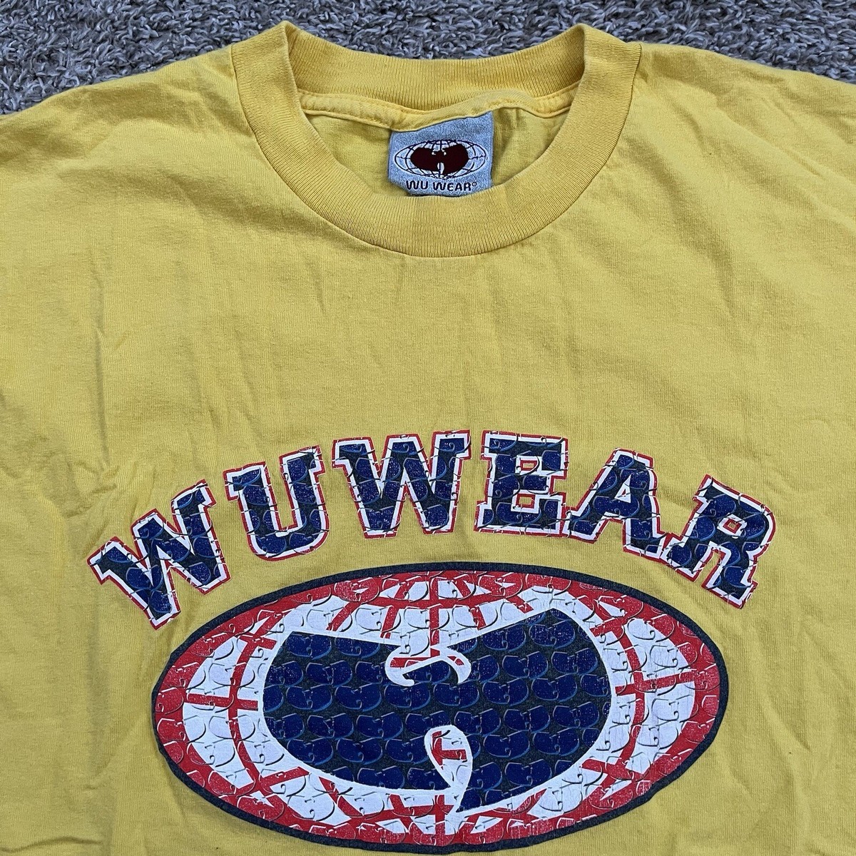 激レア！希少！90s wu wear wu tang vintage Vintage 90s Wu Tang Clan WHITE LOGO Wu Wear Rap T Shirt XL