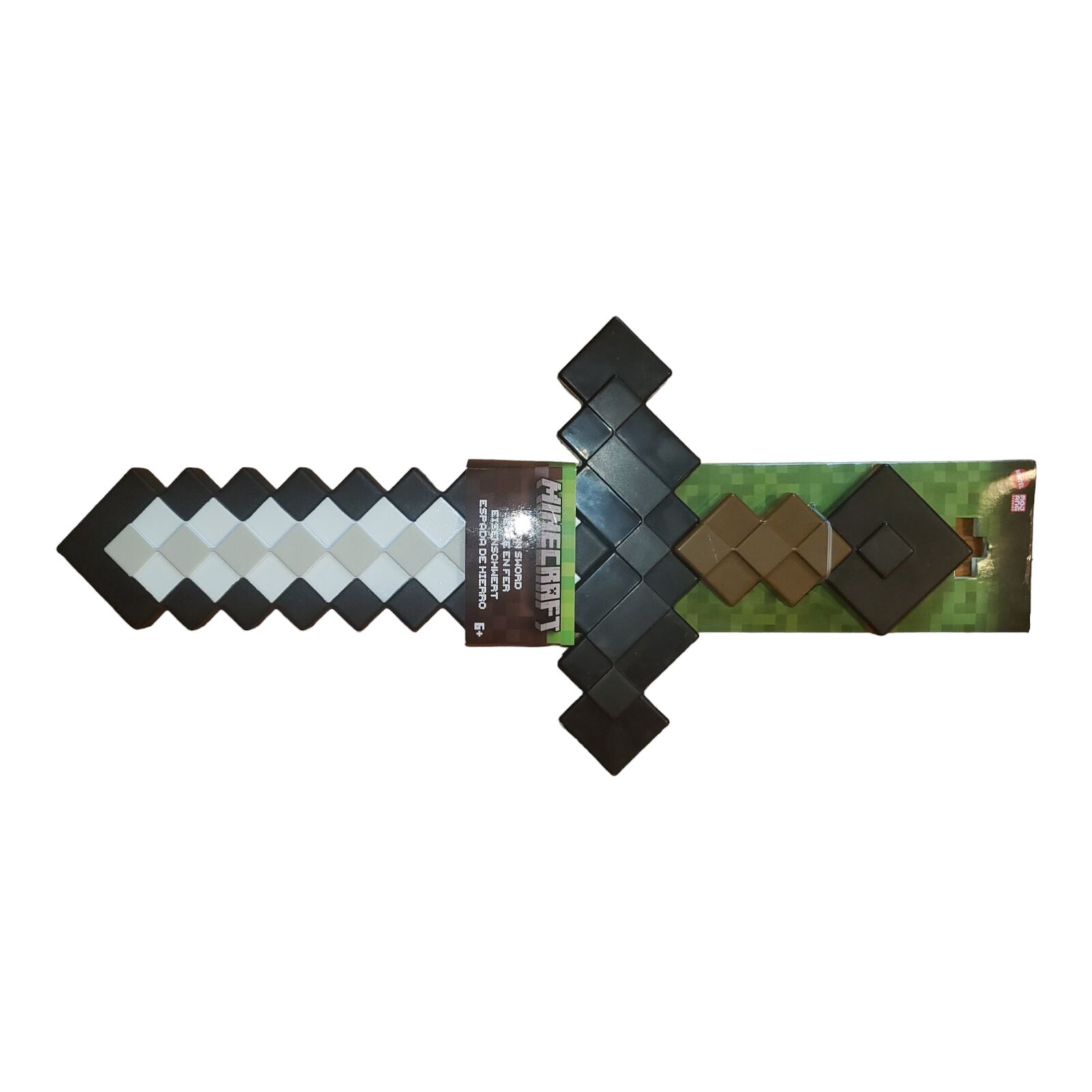 Minecraft Iron Sword, Life-Size Role-Play Toy & Costume Accessory Inspired  by the Video Game 