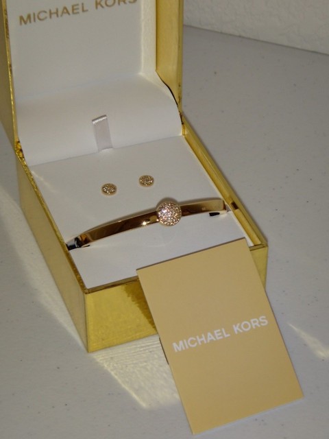 Michael Kors Gift Set Gold Bangle 