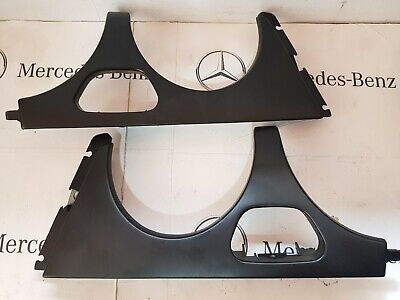 Mercedes E Class W210 1996-1999 Front Headlight Moulding Cover PAIR Left Right