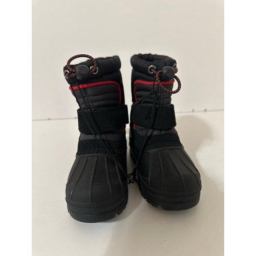 Khombu Thermolite Black Toddler Snow Boots Size 6 - Picture 2 of 10