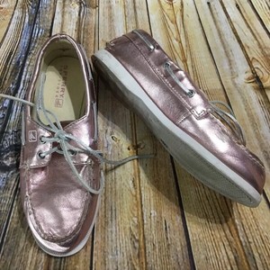 pink boat shoes womens