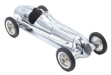 Indianapolis Spindizzy Black Seat Aluminum Model 12" Tether Car 1930s Replica