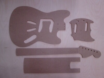 Mustang Gitarre Schablone templates Gitarrenbau