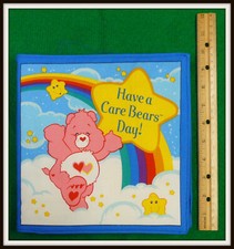 HAVE A CARE BEARS DAY - Completed Cotton Cloth Fabric Soft Book Child Baby Gift