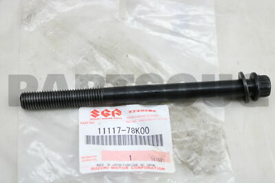 1111778K00 Genuine Suzuki BOLT, CYLINDER HEAD 11117-78K00 | eBay